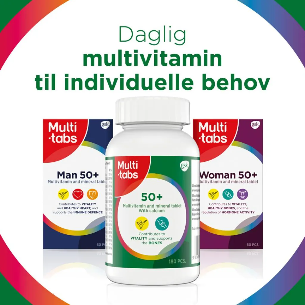 Multi-tabs Kosttilskud|Kosttilskud Til Mænd>50+
