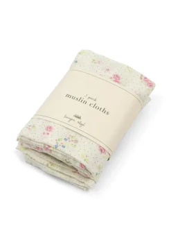 Konges Sløjd 3 Pack Muslin Cloth Gots<Børn Pusletid