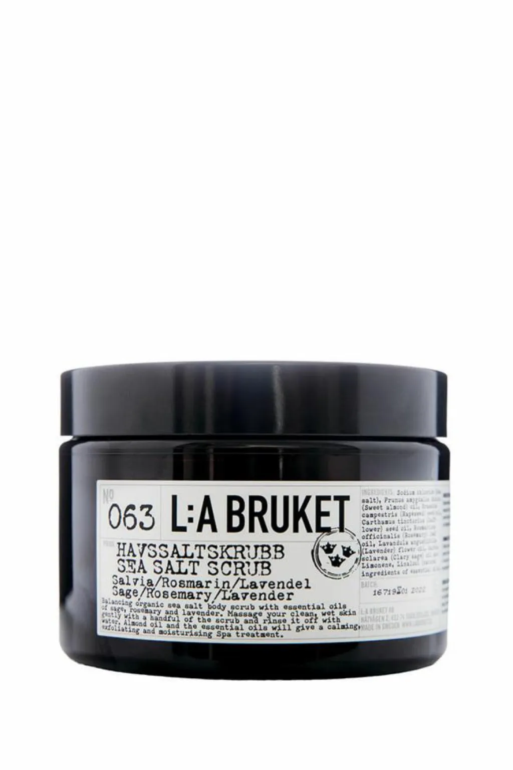 L:A BRUKET Scrub & Exfoliering<063 Sea Salt Scrub Sage/Rosemary/Lavender