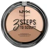 NYX PROFESSIONAL MAKEUP Highlight & Contour>3 Steps To Sculpt Palette