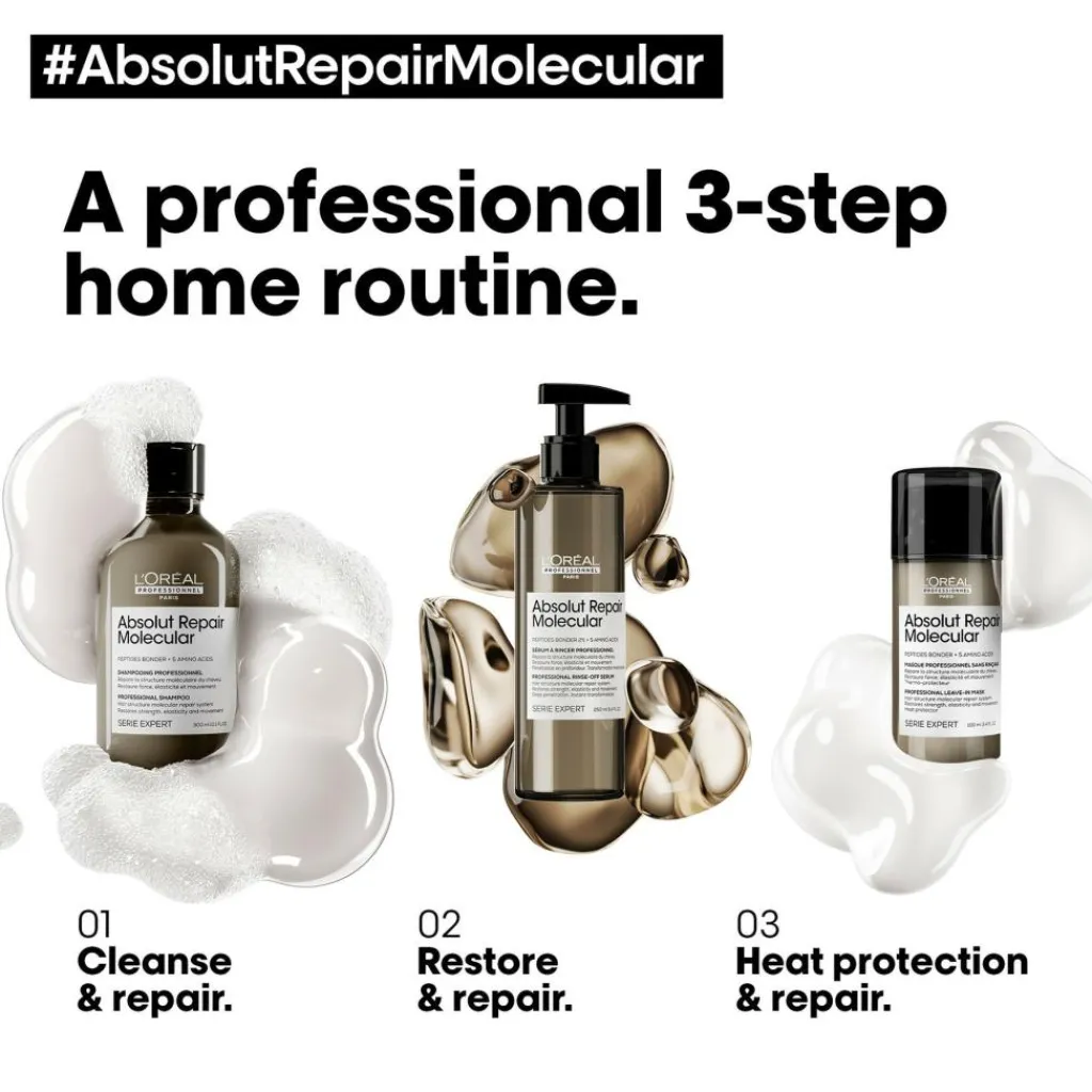 L'Oréal Professionnel Hårkur<Absolut Repair Molecular Rinse-off Serum