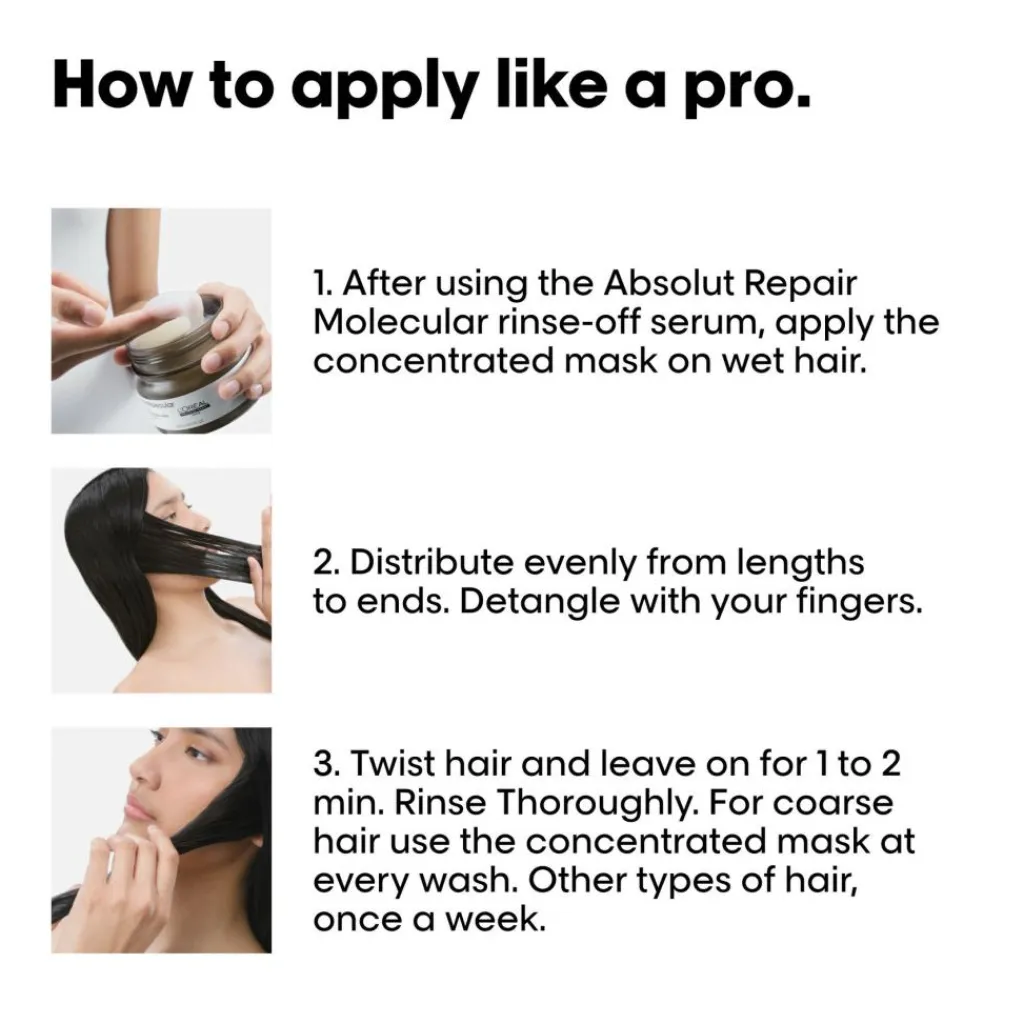 L'Oréal Professionnel Absolut Repair Molecular Rinse-Off Mask< Hårkur