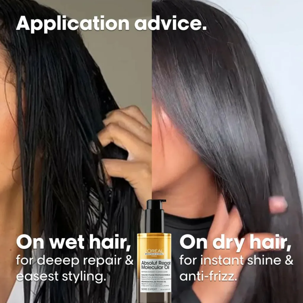 L'Oréal Professionnel Hårolie & Serum<Absolut Repair Molecular Bi-phase Oil