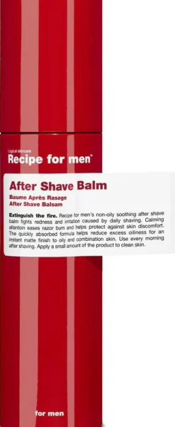 Recipe For Men Aftershave & Balsam<After Shave Balm