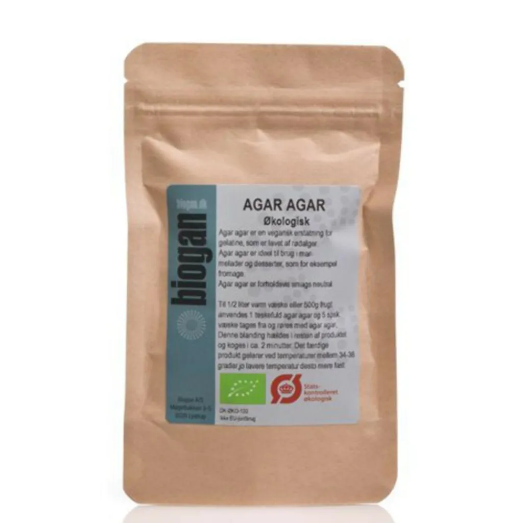 Biogan Agar-agar Pulver Vegan Ø< Krydderier