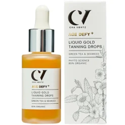 Green People Age Defy+ Liquid Gold Tanning Drops< Selvbrunere
