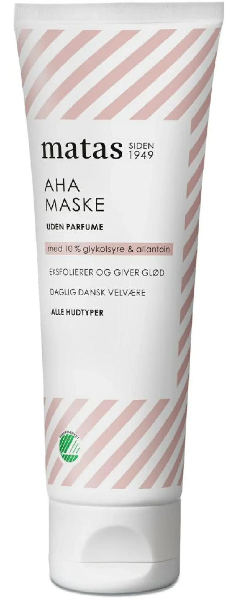 Matas Striber Masker<AHA Maske til Alle Hudtyper Uden Parfume