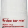 Recipe For Men Alcohol Free Antiperspirant Deodorant Roll-On< Til Hende|Deodoranter
