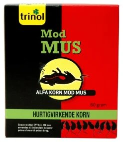 Trinol Skadedyrsbekæmpelse>Alfa Korn mod Mus