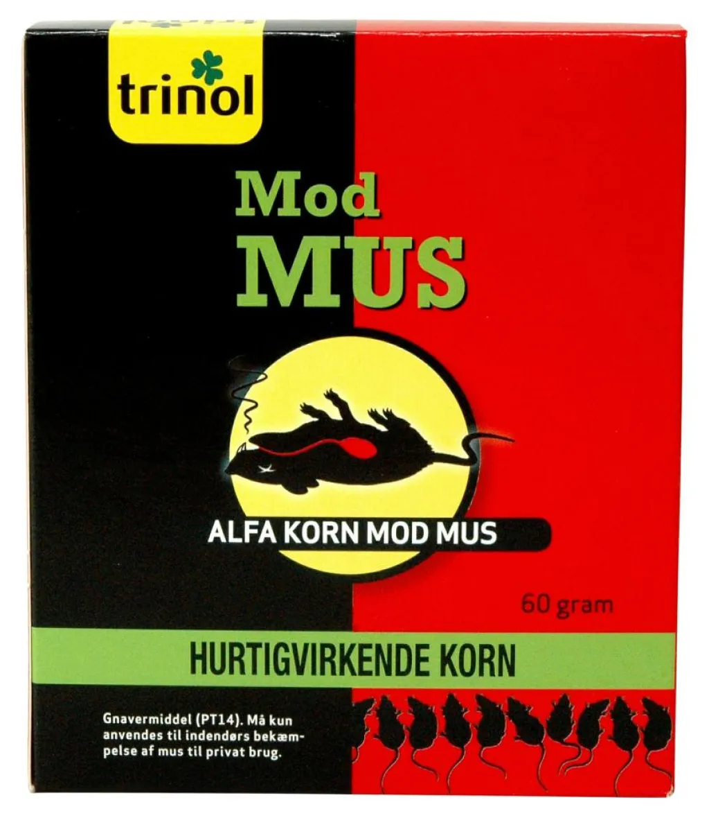 Trinol Skadedyrsbekæmpelse>Alfa Korn mod Mus