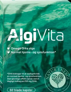 Natur Energi AlgiVita< Fiskeolie & Omega 3