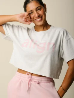 Cartel Copenhagen Træningsbluser>Align by Blume Crop Tee