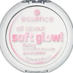 Essence Pudder>All About Soft Glow! Fixing Compact Powder Waterproof