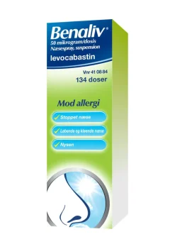 Benaliv Allergi Næsespray< Næse