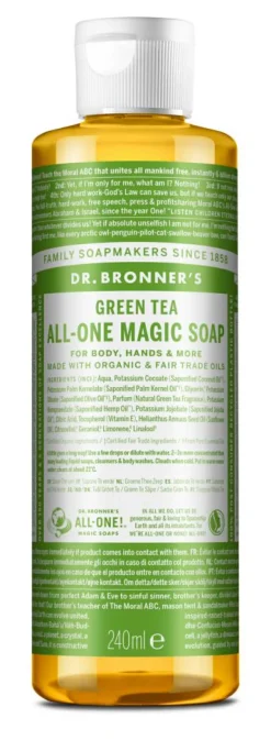 Dr. Bronner's All-One Magic Soap Green Tea< Rengøring