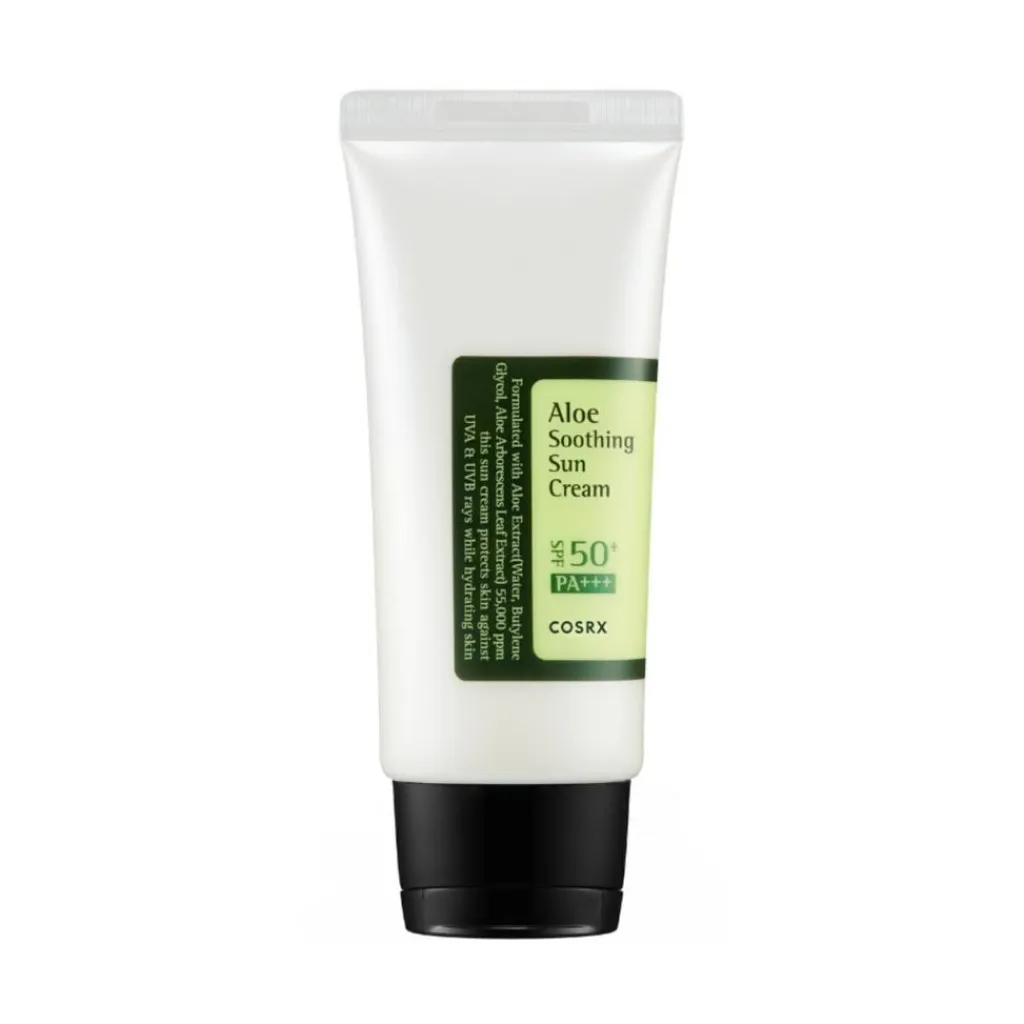 COSRX Aloe Soothing Sun Cream SPF50+ PA+++< Solcreme