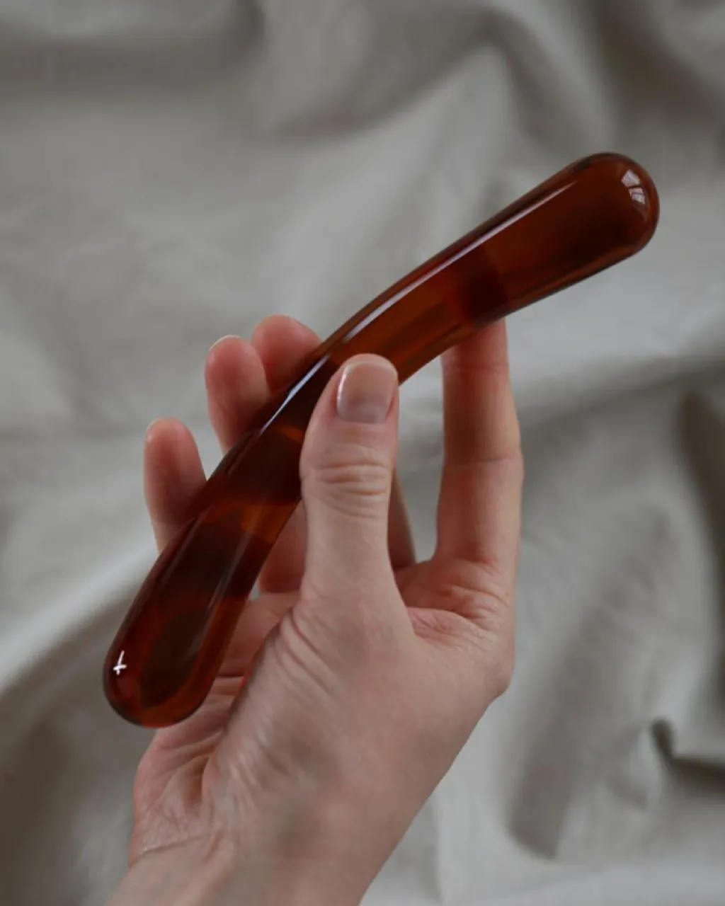 Peech Sexlegetøj>Amber Glasdildo