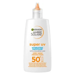 Garnier Ambre Solaire Super UV Hydrating Face Fluid SPF 50+< Solcreme