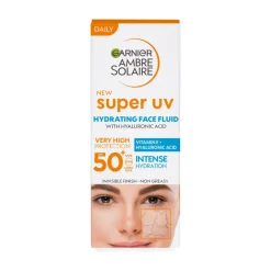 Garnier Ambre Solaire Super UV Hydrating Face Fluid SPF 50+< Solcreme