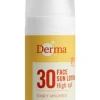 Derma Ansigtssolcreme SPF 30< Solcreme