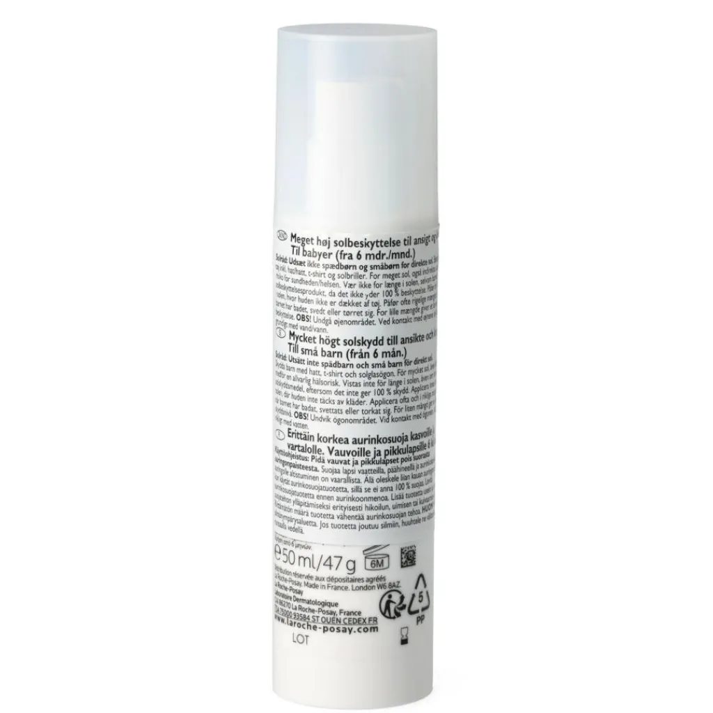 La Roche-Posay Babylotion|Solcreme Til Børn<Anthelios BABY lotion til over 6 mdr SPF 50+ (til indirekte soleksponering)