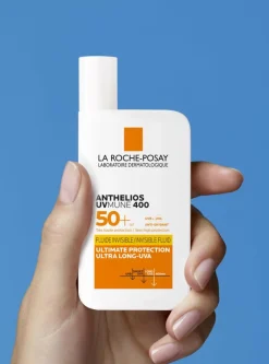 La Roche-Posay Anthelios UVMune Invisible Fluid SPF 50+< Ansigtspleje|Ansigtspleje