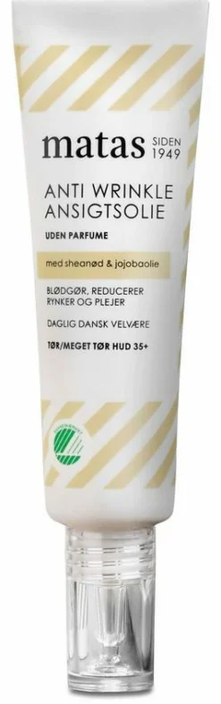 Matas Striber Anti-Age|Ansigtsolie>Anti Wrinkle Ansigtsolie til Tør/Meget til Tør Hud Uden Parfume