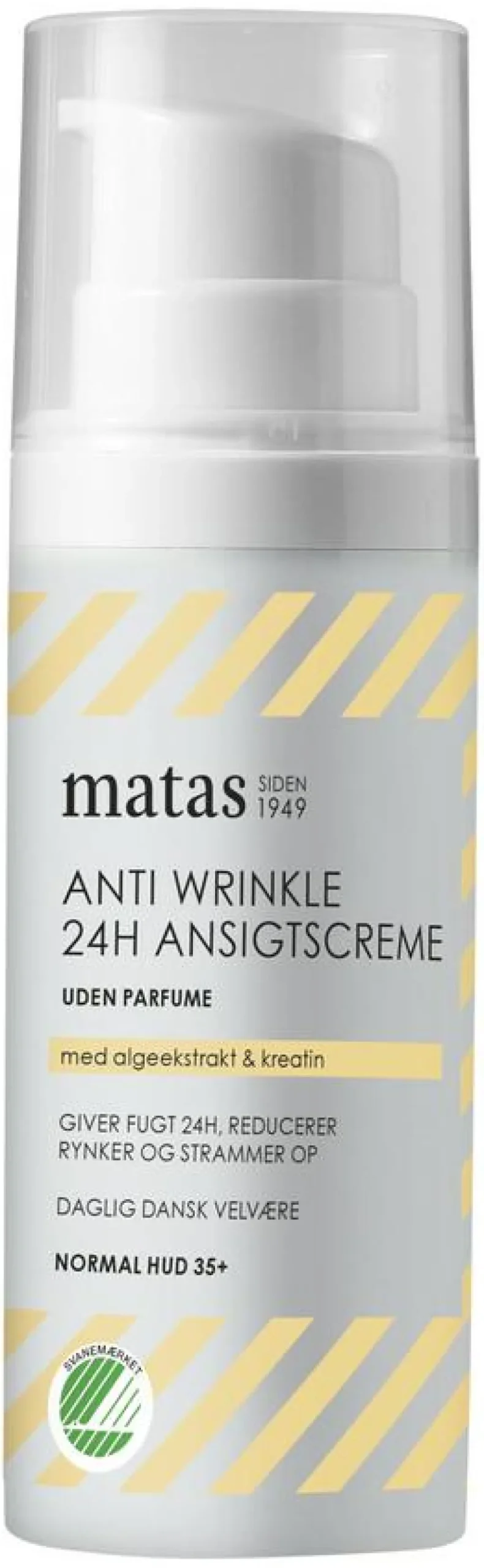 Matas Striber Anti Wrinkle 24H Ansigtscreme til Normal Hud Uden Parfume< Dagcreme