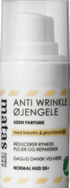 Matas Striber Anti Wrinkle Øjengele til Normal Hud Uden Parfume< Øjenpleje