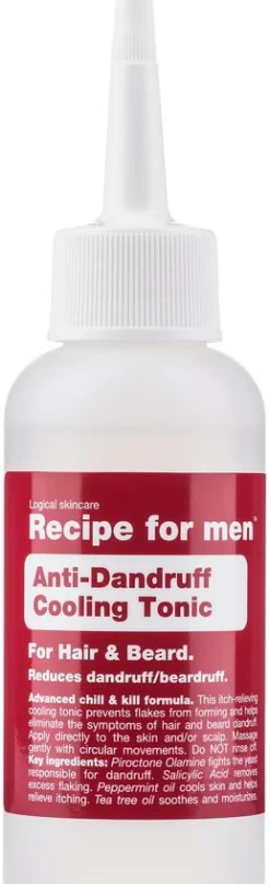 Recipe For Men Øvrigt<Anti-Dandruff cooling Tonic Hair & Beard