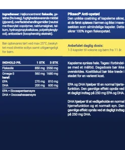 Pikasol Fiskeolie & Omega 3>Anti-opstød Omega-3