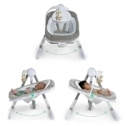 Ingenuity Skrå- & Vippestole>AnyWay Sway PowerAdapt Ray Bærbar Baby-vippestol
