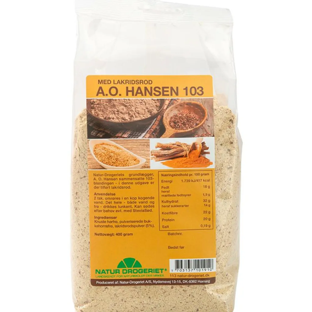 Natur Drogeriet Lakrids & Vingummi<A.O.Hansen 103 m. lakridsrod