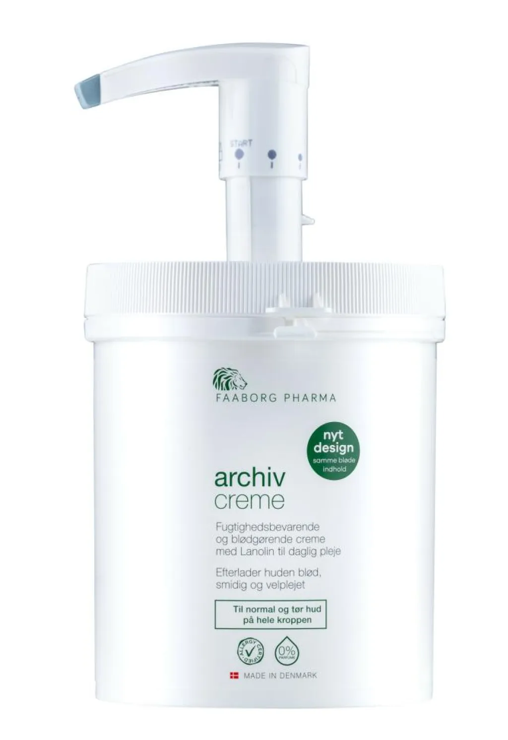 Faaborg Pharma Archiv Creme Krukke M/Pumpe< Kropspleje