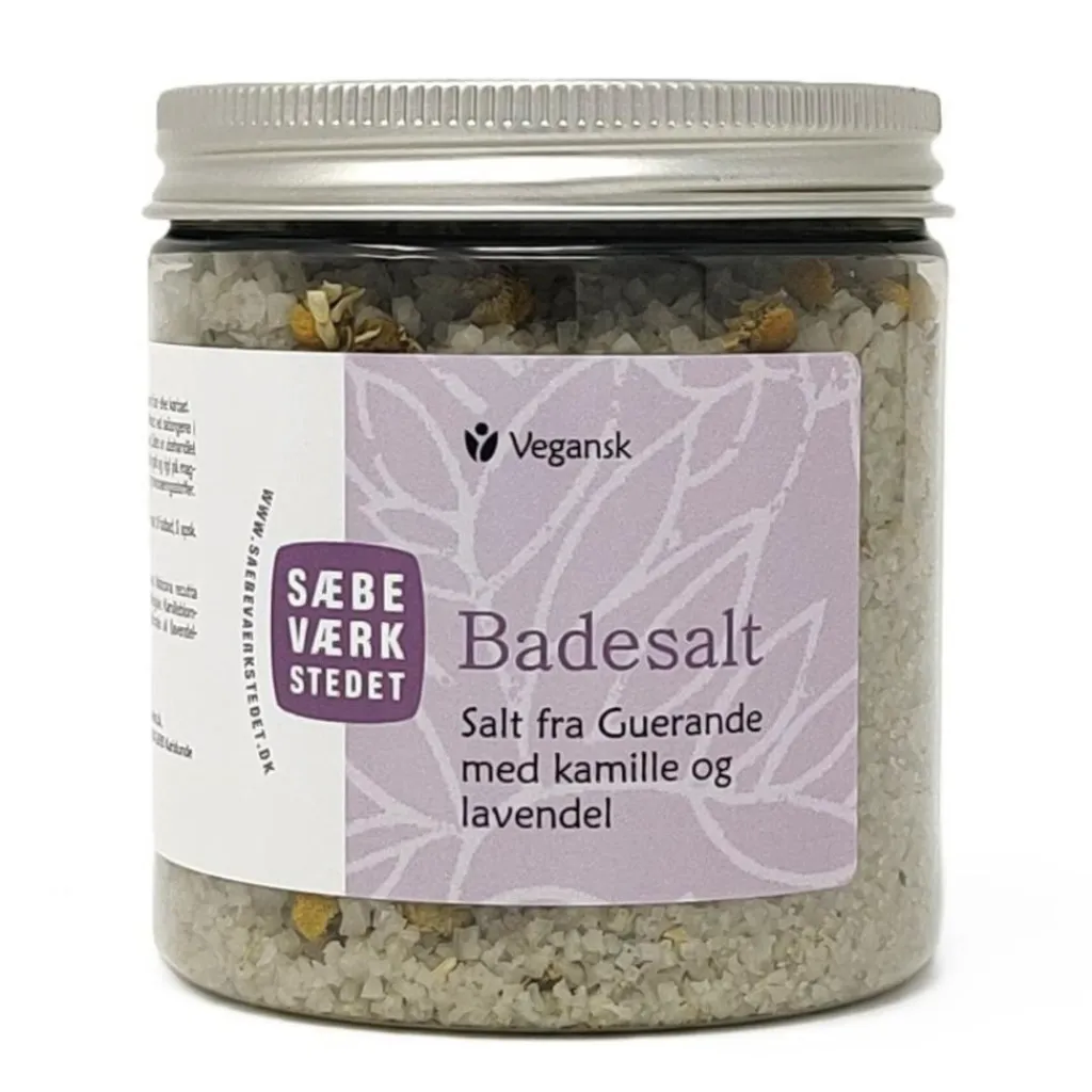 SÆBEVÆRKSTEDET Karbad<Aromatisk badesalt Kamille & Lavendel