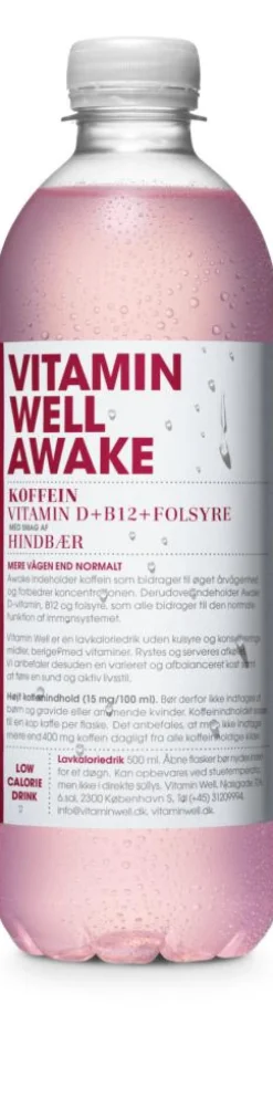Vitamin Well Awake - Hindbær< Øvrige Drikkevarer