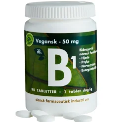 Grønne vitaminer B1 50 mg< B-Vitamin