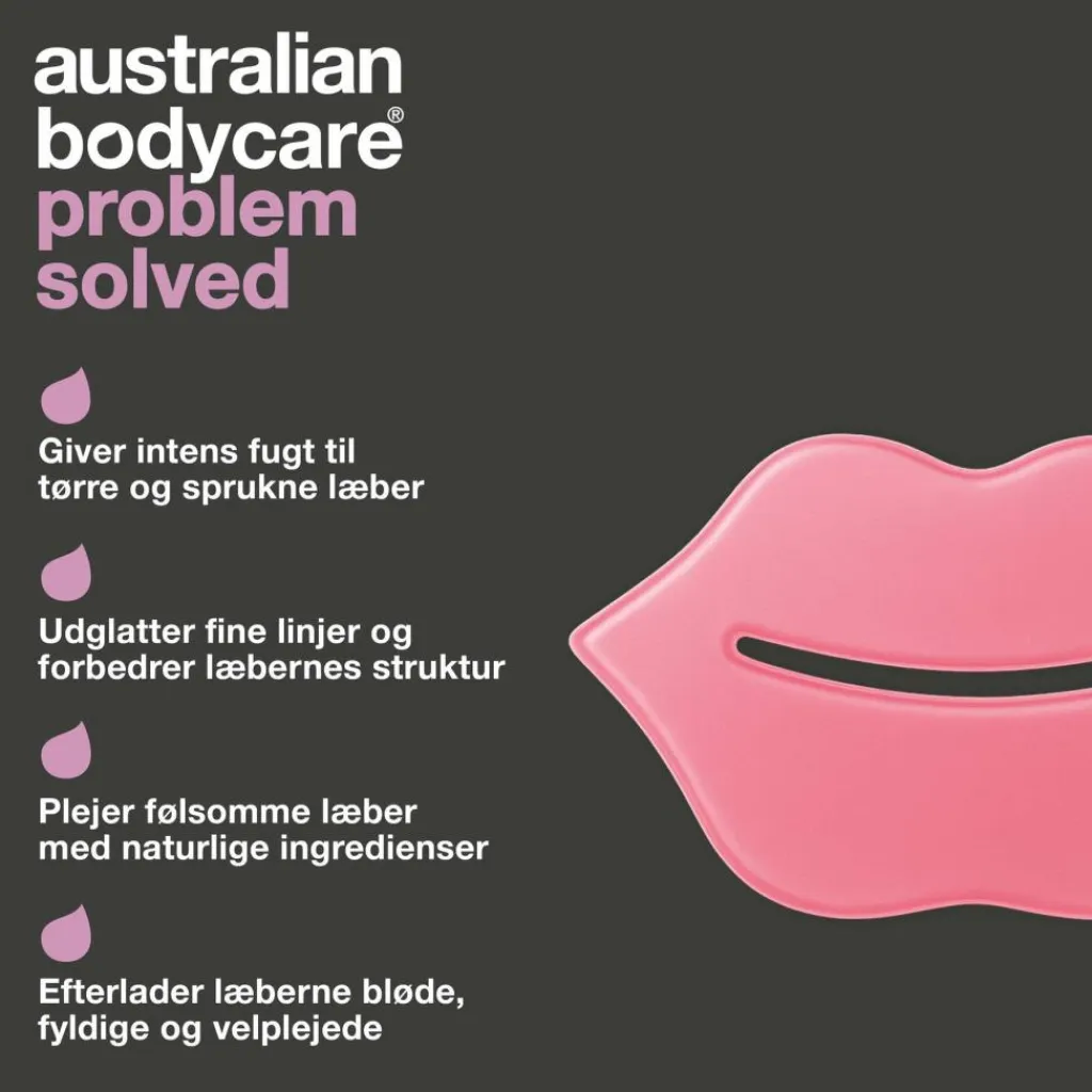 Australian Bodycare Masker<B12 Lip Mask 24 pcs, collagen lip mask to hydrate and soften lips