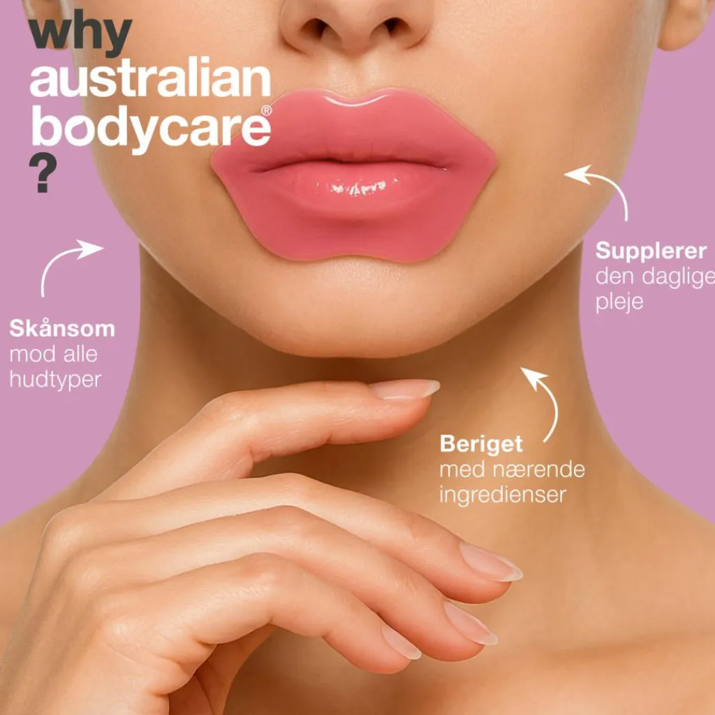 Australian Bodycare Masker<B12 Lip Mask 24 pcs, collagen lip mask to hydrate and soften lips