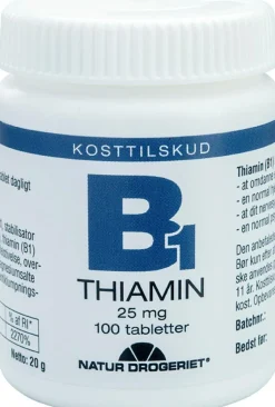 Natur Drogeriet B-Vitamin<B1 Thiamin 25 mg