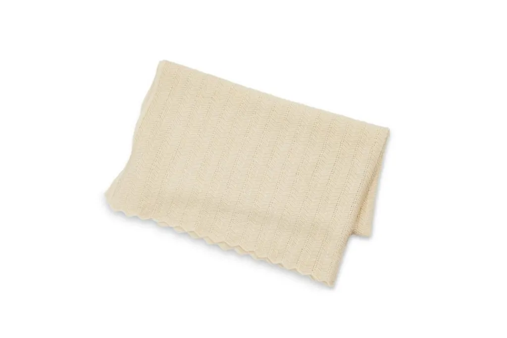 SMALLSTUFF Baby Blanket Fishbone Merino Wool<Børn Sengetøj, Dyner & Puder