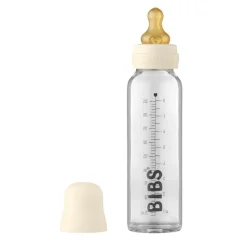 BIBS Baby Glass Bottle Complete Set Latex<Børn Sutteflasker & Tilbehør
