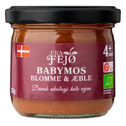 Fra Fejø Babymos Blomme/Æble Ø< Babymad