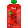 Ella's Kitchen Babymad|Smoothies>Babymos jordbær & æble (4 mdr) Ø