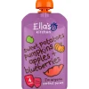 Ella's Kitchen Babymad|Babymad<Babymos søde kartofler,græskar æble & blåbær (4 mdr) Ø