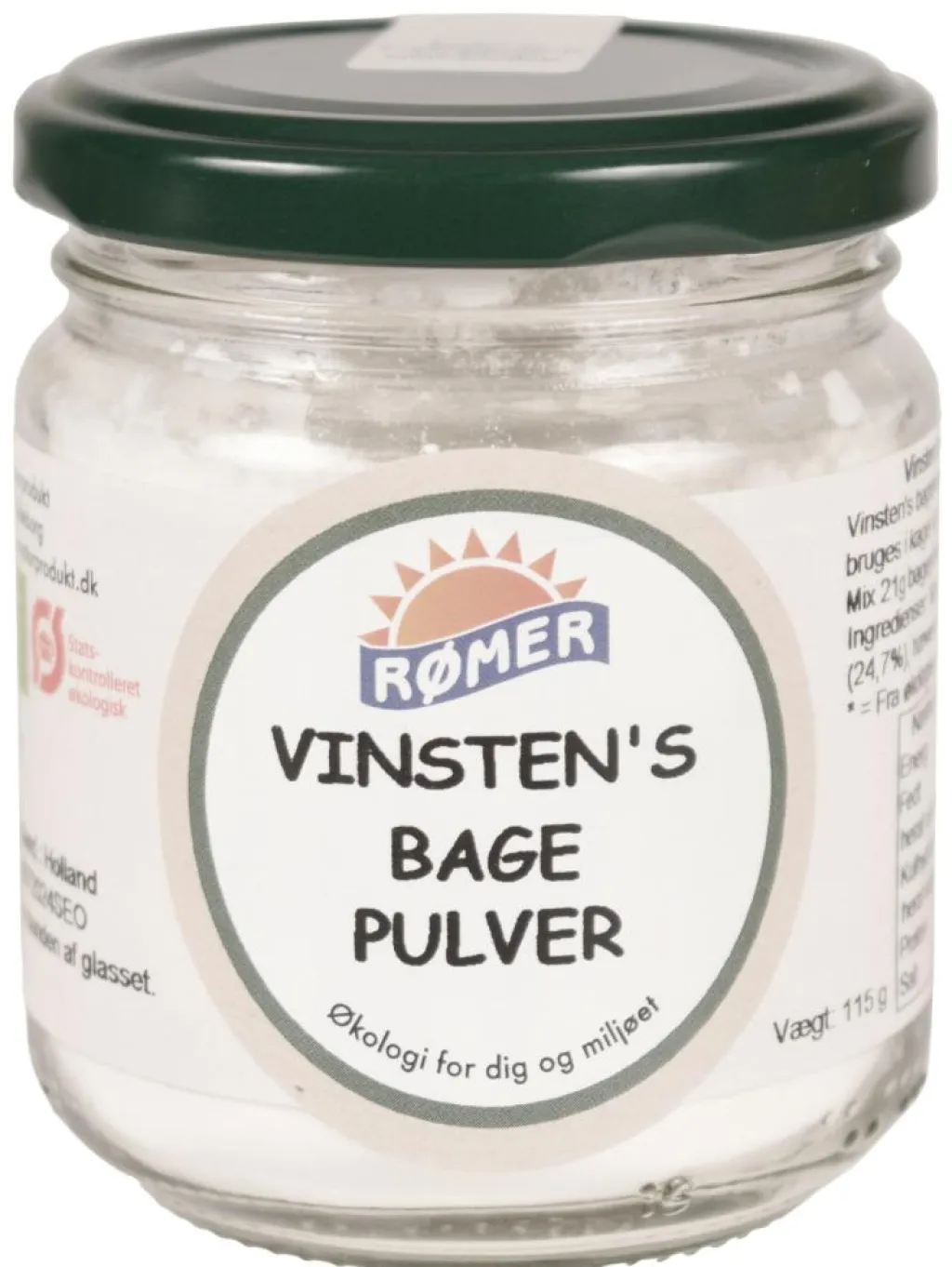 Rømer Bagepulver Vinsten Ø< Bagning