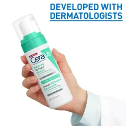CeraVe Dermatologisk Hudpleje Til Mænd|Ansigtspleje<Balancing Air Foam Cleanser