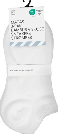 Matas Striber Tøj>Bambus Viskose Sneakers 3-pak
