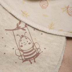 Pippi Bandana Bib Uni -AOP 3-pak<Børn Hagesmække