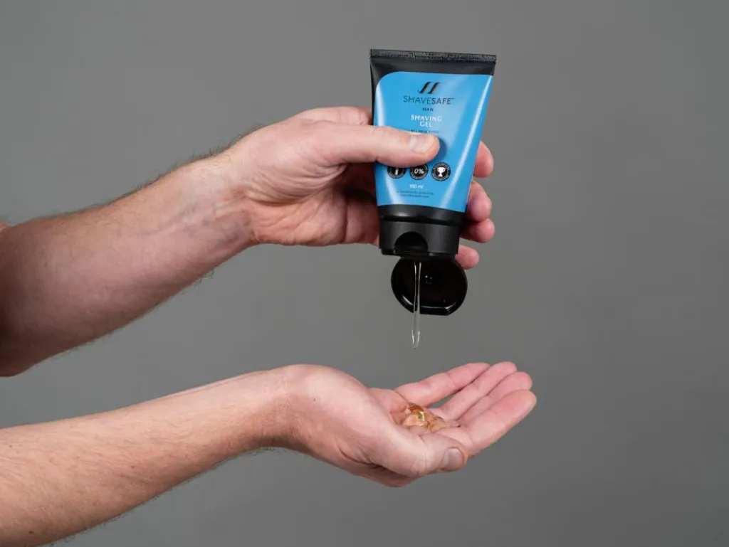 ShaveSafe Skum, Sprit & Gel<Barbergel til mænd